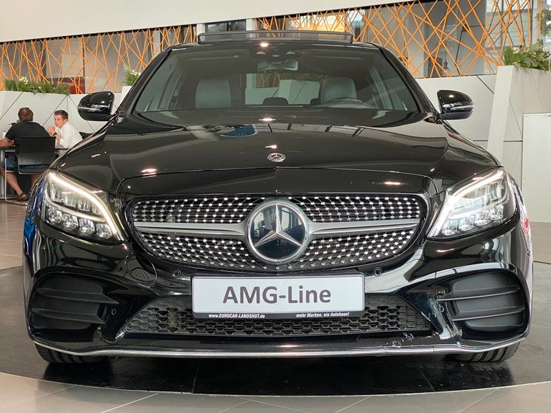 Mercedes-Benz C 300d 4M Lim AMG-Line Navi LED HUD Pano AHK 19"