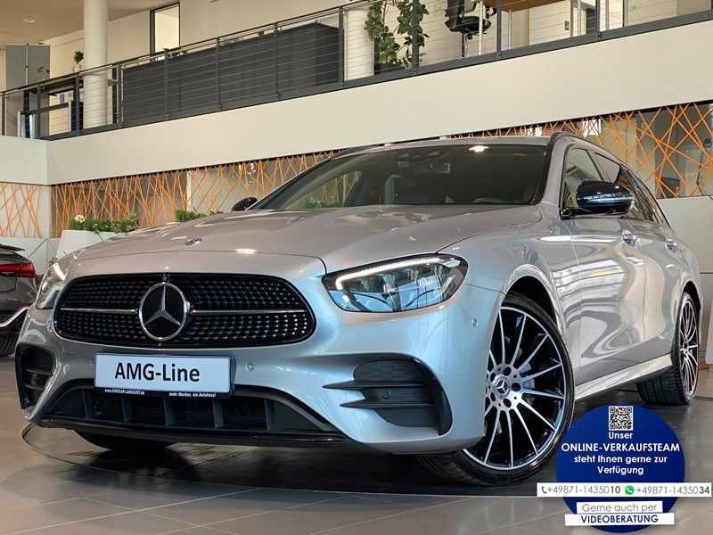 Mercedes-Benz E 220d 4M AMG-Line NightP WideS HUD DTR 360° 20"
