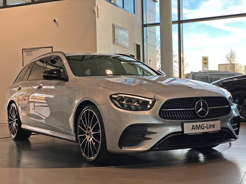 Mercedes-Benz E 220d 4M AMG-Line NightP WideS HUD DTR 360° 20"