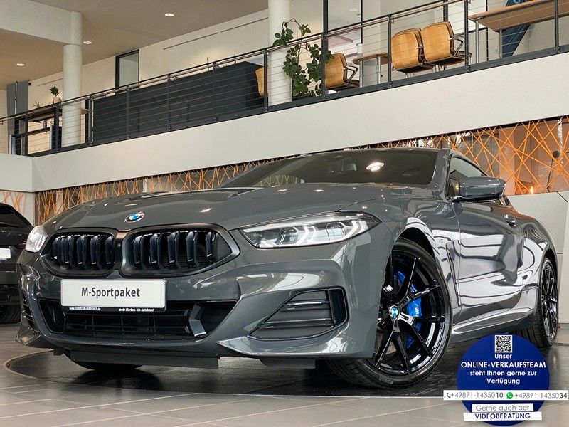 BMW 840d xDr M-Sport M-Sitze SurrView Carbon B&W 20"
