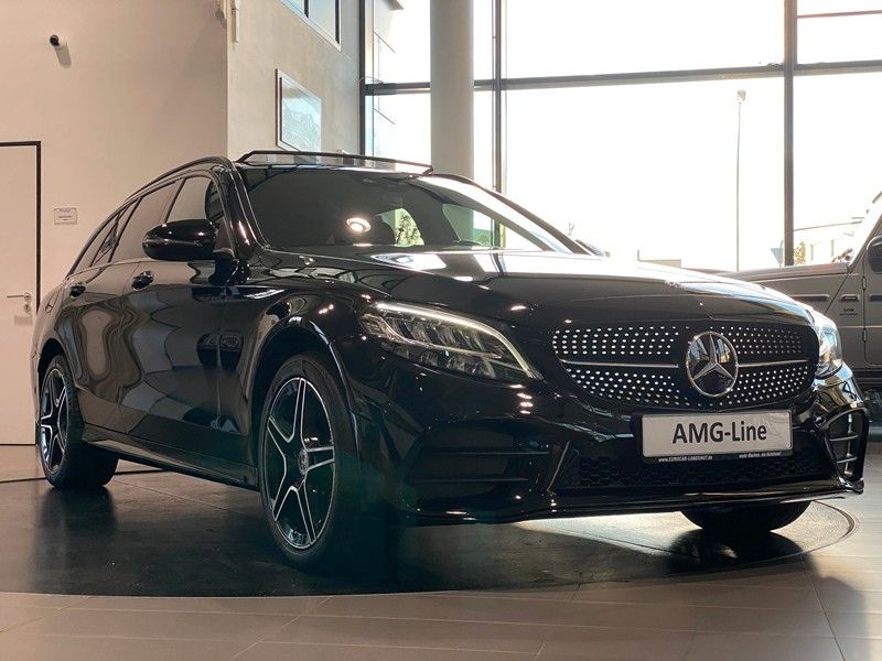 Mercedes-Benz C 200d AMG-Line Night-Paket Navi Pano Burm. Kam
