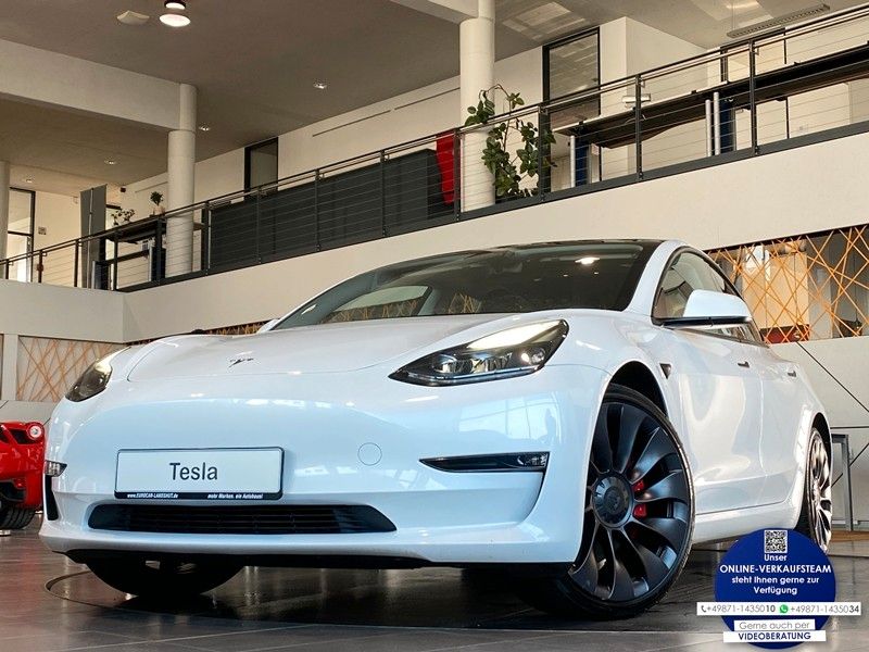 Tesla Model 3 AWD Performance Dual Motor Pano ACC 20"